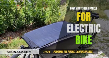 Solar Powering Your Electric Bike: How Many Panels Needed?