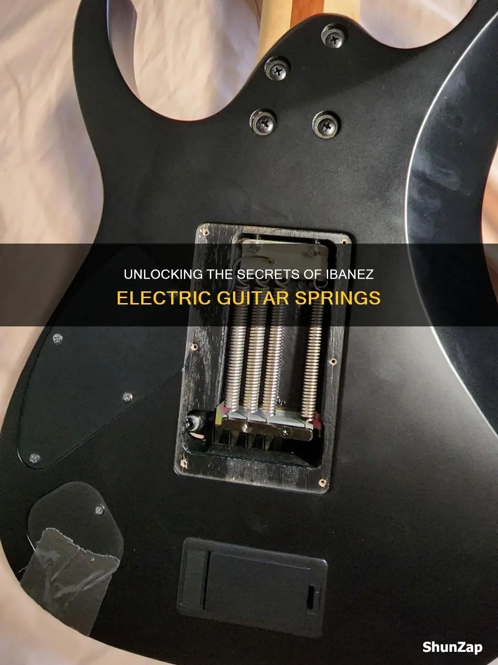 how many springs on an ibanez electric