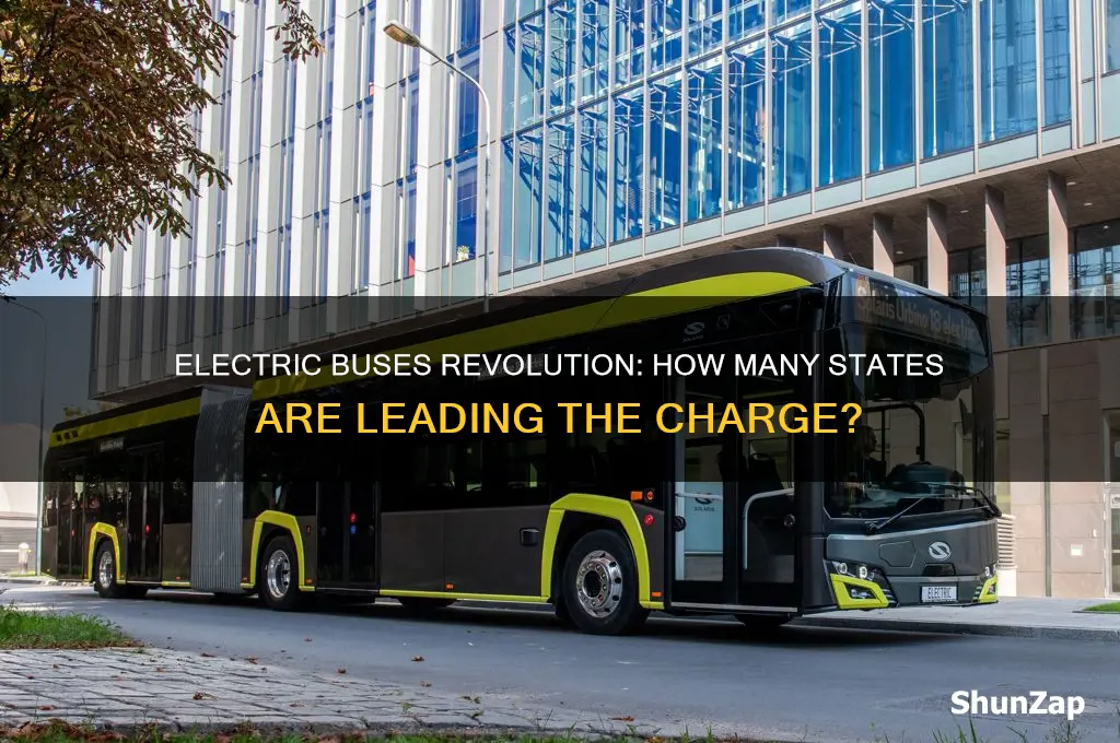 how many states are using electric buses