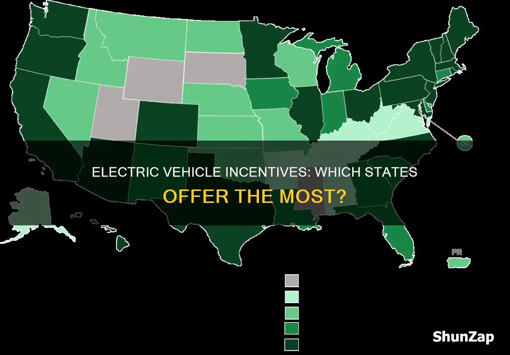 how many states have electric vehicle incentives