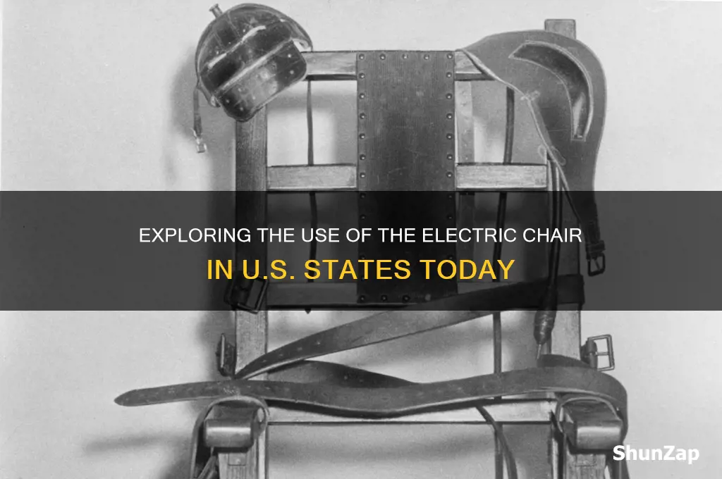 how many states in usa use electric chair