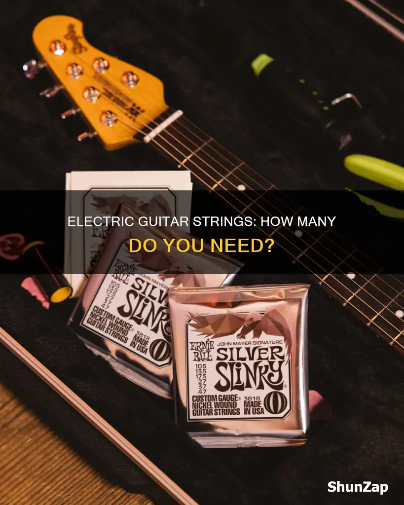 how many strings do electric guitars havce