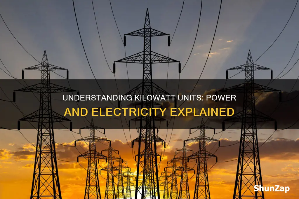 how many units in one kilowatt electric