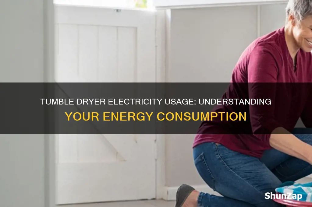 how many units of electricity does a tumble dryer use