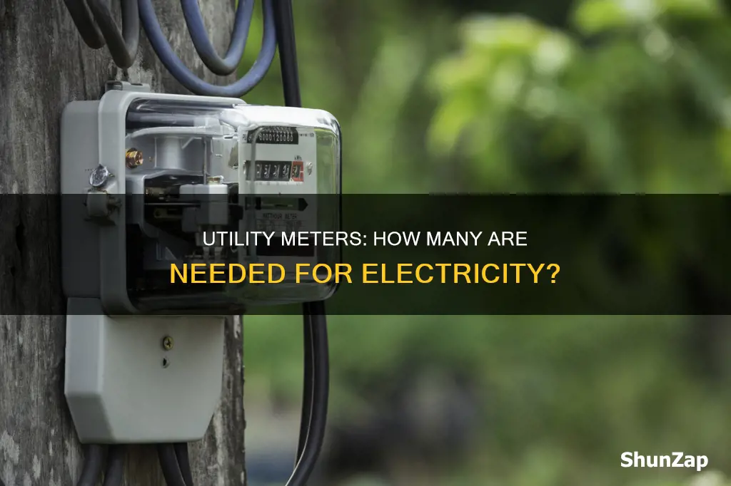 how many utility meters required for electric