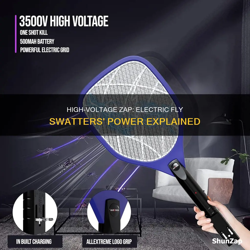 how many volts are electric fly swatters