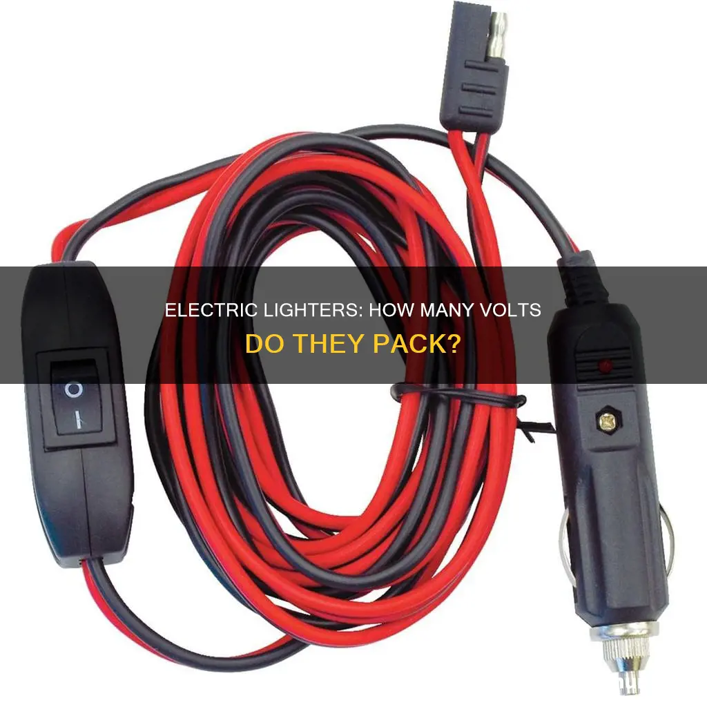 how many volts does electric lighter have
