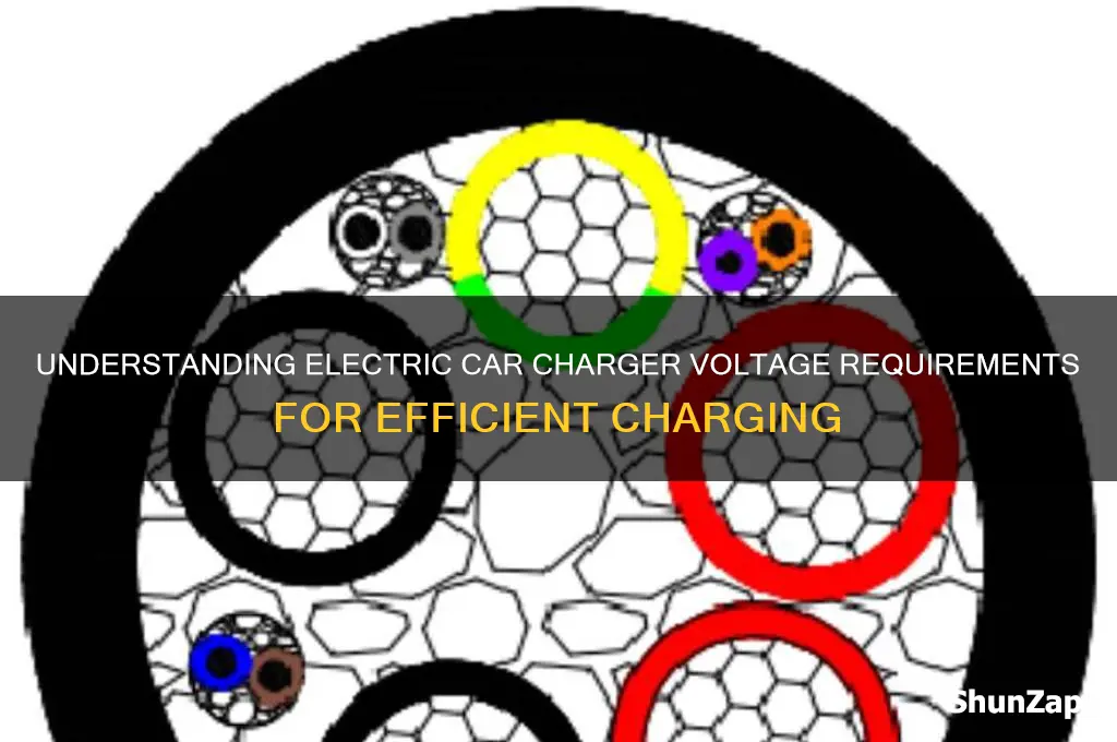 how many volts for electric car charger