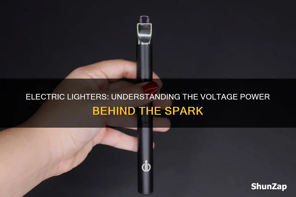 how many volts in an electric lighter
