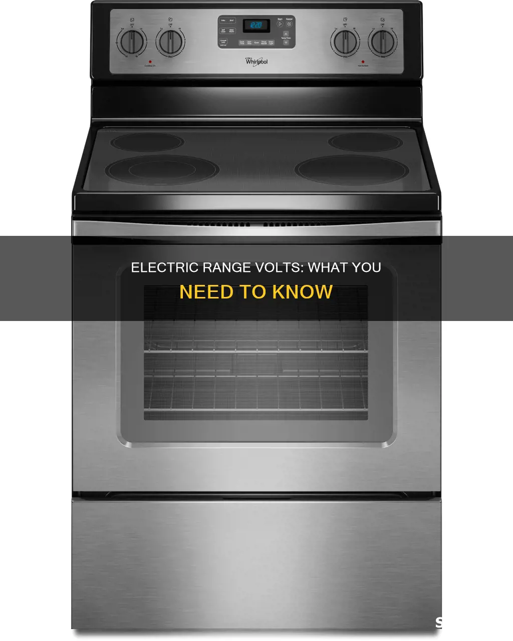how many volts is an electric range