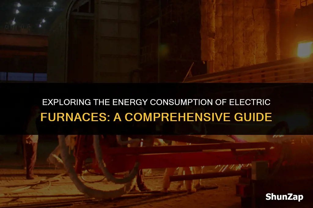 how many watts a electric furnace uses
