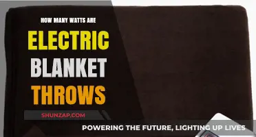 Electric Blanket Throws: Wattage Requirements and Recommendations