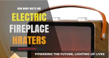 Electric Fireplace Heaters: How Many Watts Are Needed?