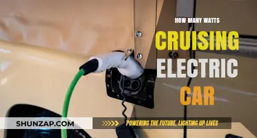 Electric Car Cruising Power: Understanding Wattage for Efficient Travel