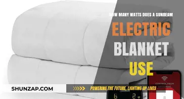 Sunbeam Electric Blanket Wattage: Understanding Power Consumption