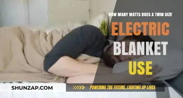 Cozy Comfort: Understanding the Power Consumption of Twin Size Electric Blankets