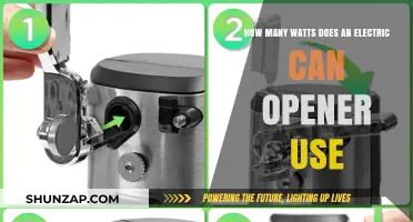 Exploring the Power Consumption of Electric Can Openers