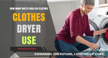Electric Dryer Wattage: Understanding Your Appliance's Power Consumption