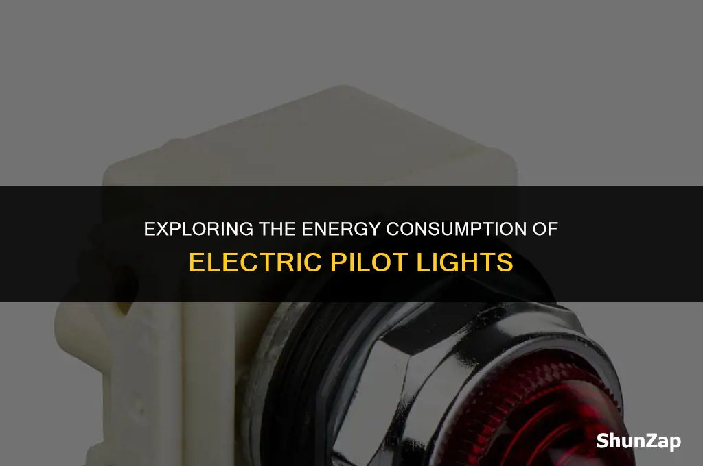 how many watts does an electric pilot light use
