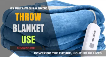 Cozy Comfort: Understanding the Power Consumption of Electric Throw Blankets