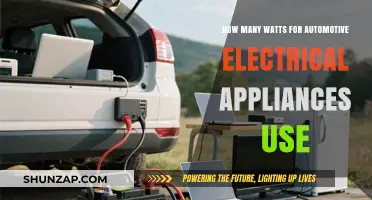 Powering Up Your Ride: A Guide to Automotive Electrical Appliances' Wattage Needs