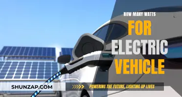 Powering Electric Vehicles: Understanding Wattage Requirements