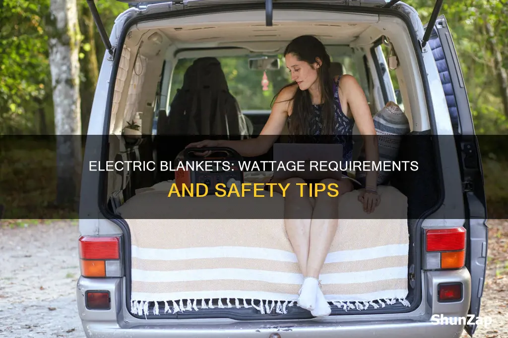 how many watts is a electric blanket
