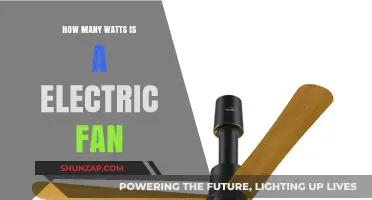 Powering Electric Fans: Understanding Wattage Requirements