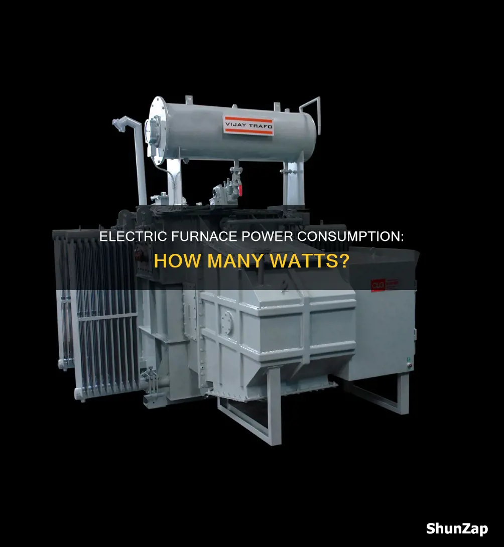 how many watts is a electric furnace