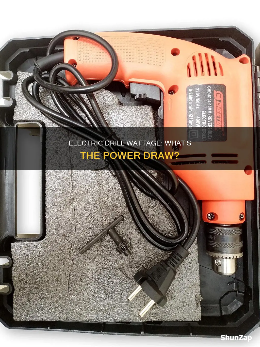 how many watts is an electric drill