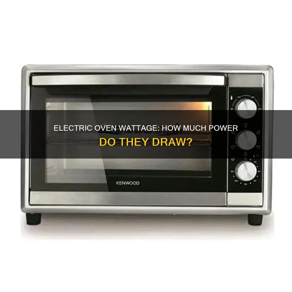how many watts is an electric oven