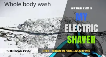 Electric Shaver Wattage: Understanding Your Razor's Power Consumption
