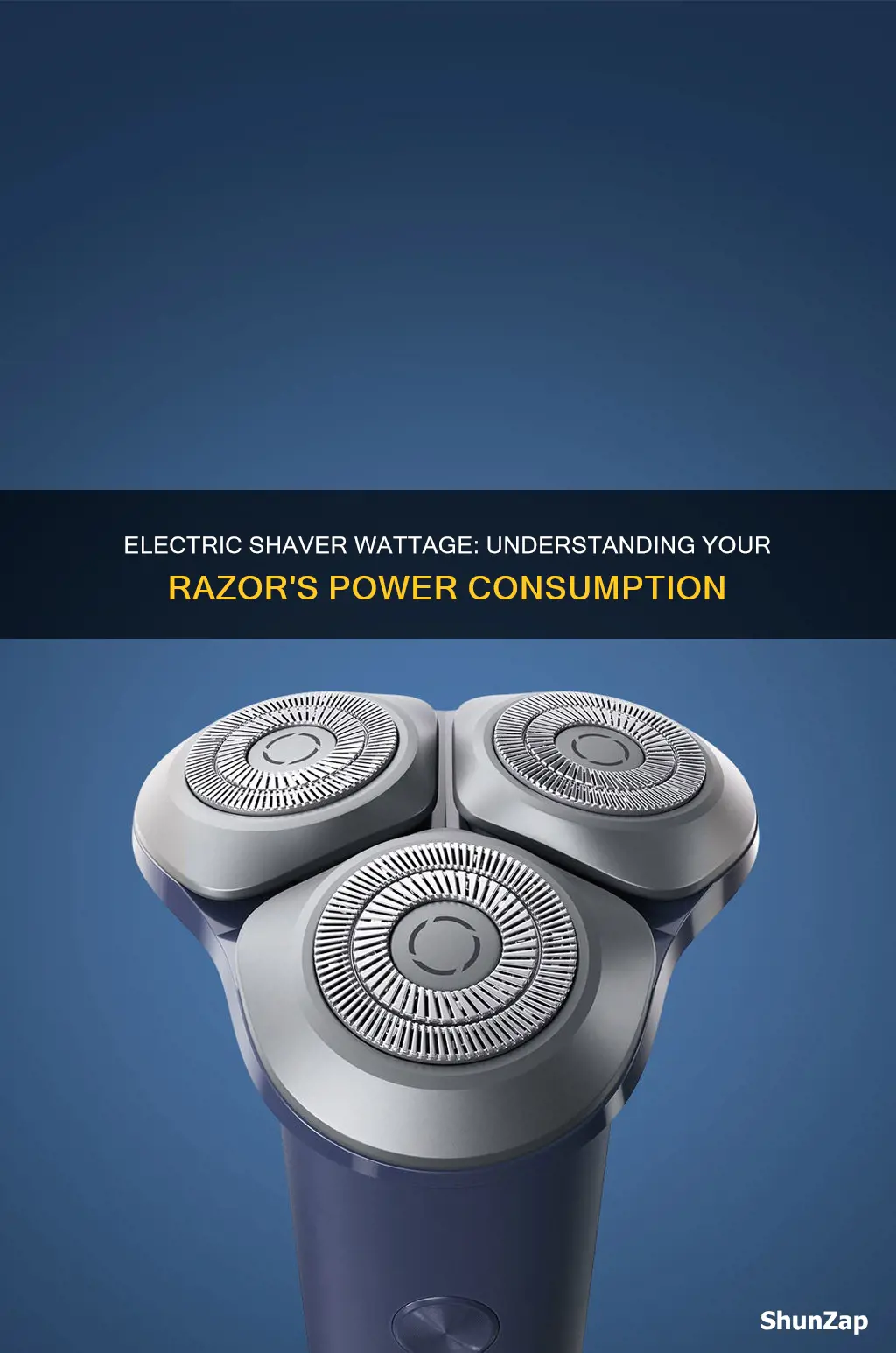 how many watts is my electric shaver
