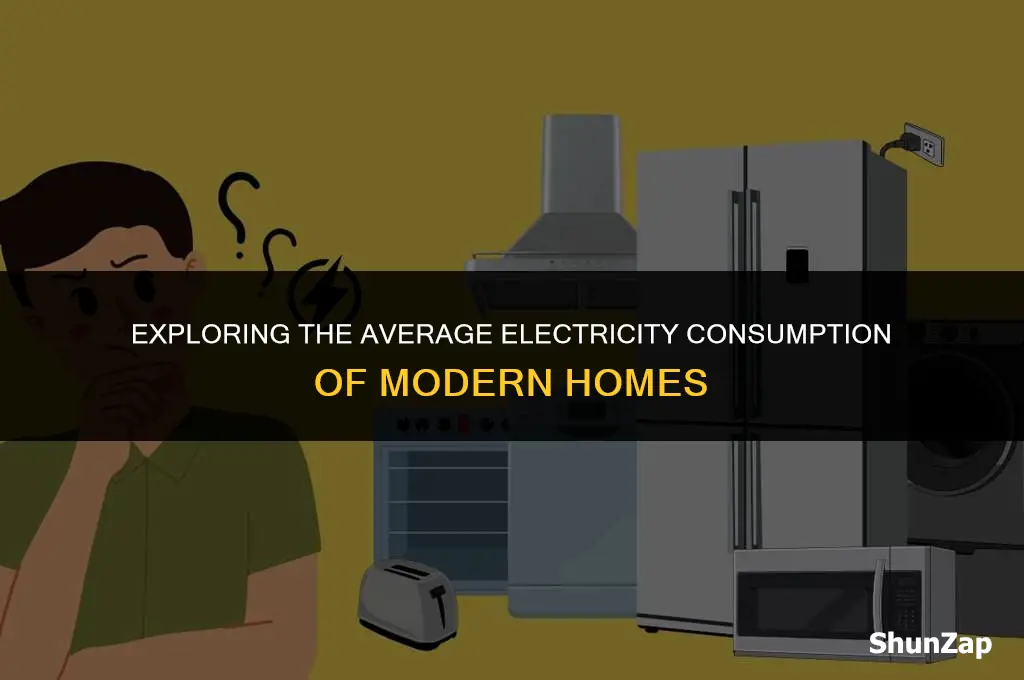 how many watts of electricity does a home use