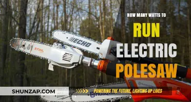 Powering Your Pole Saw: Wattage Requirements