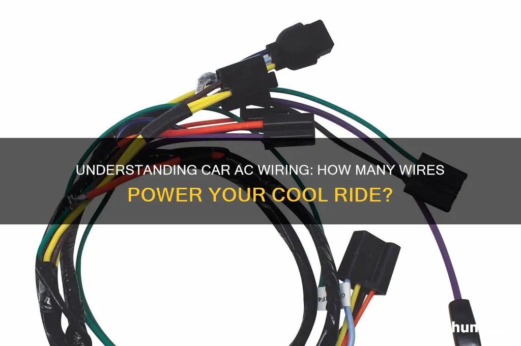 how many wires in car electrical system air conditioning