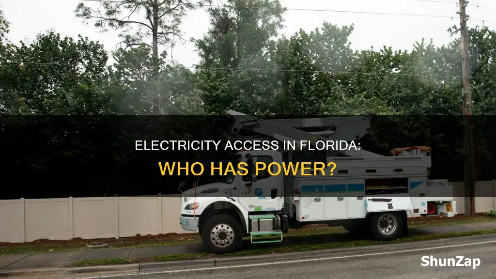 how may people in florid ahave electricity