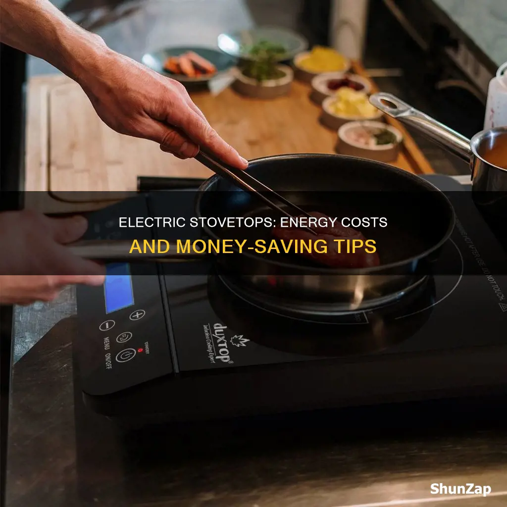 how mcuh to run an electric stovetop
