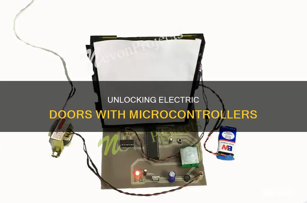 how micro contoller to control electric door