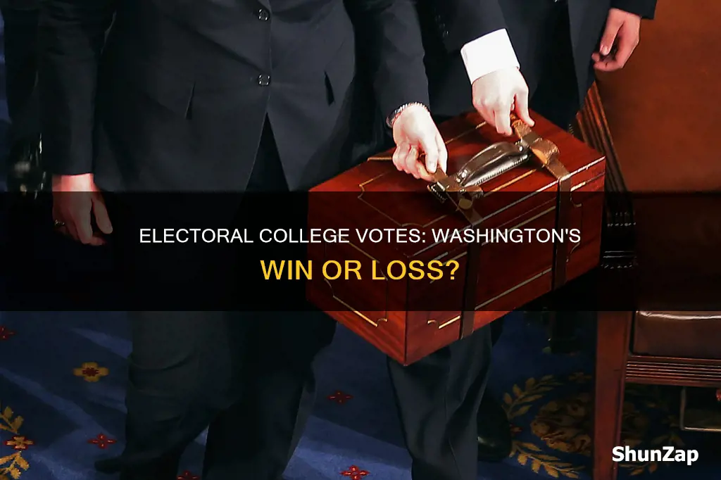 how mony electral college votes for wsasdhingtom