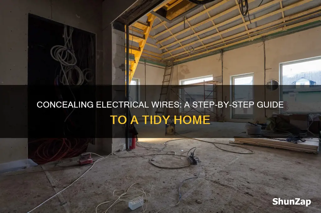 how move electrical lines into the wall