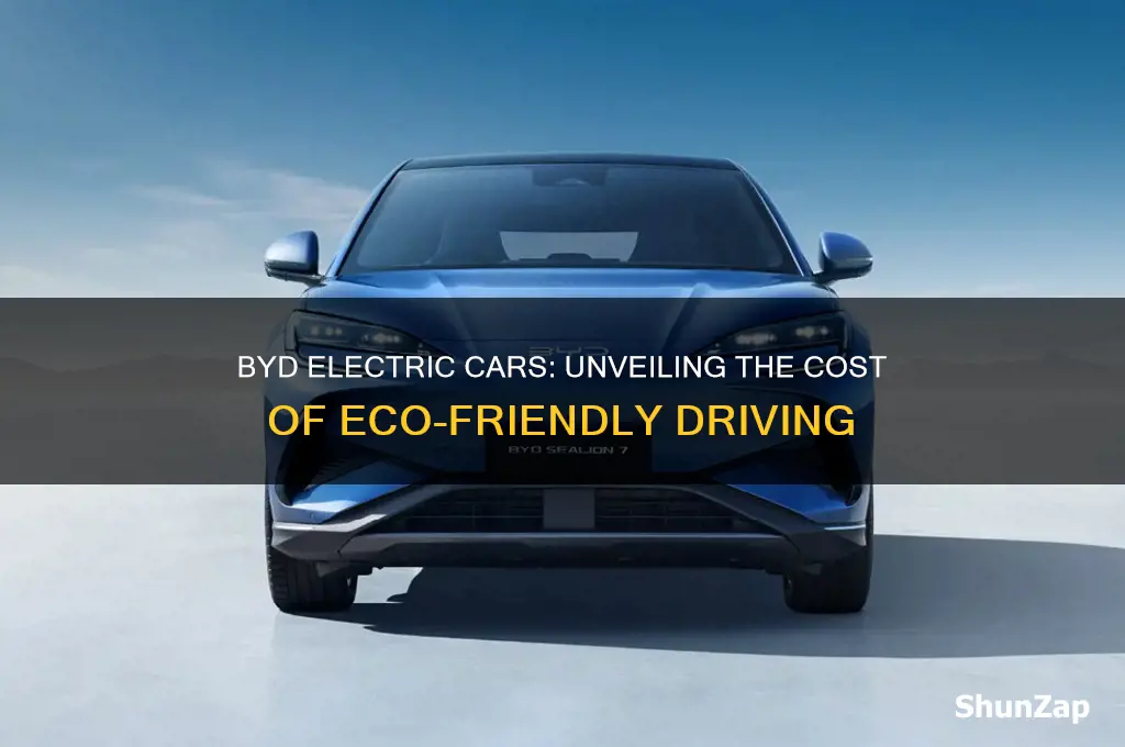 how much are byd electric cars