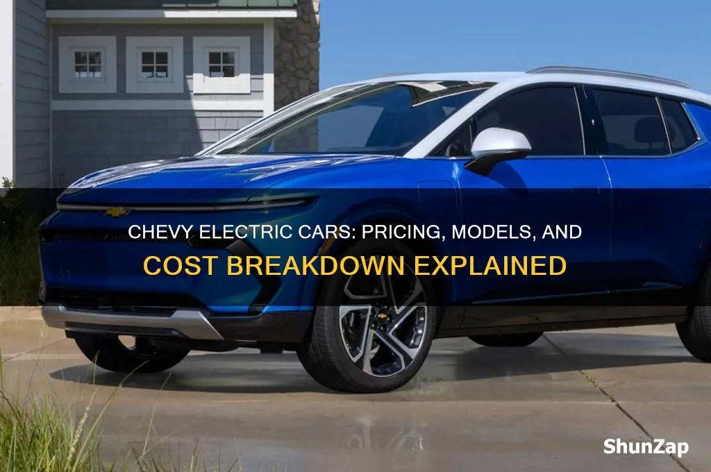 how much are chevy electric cars