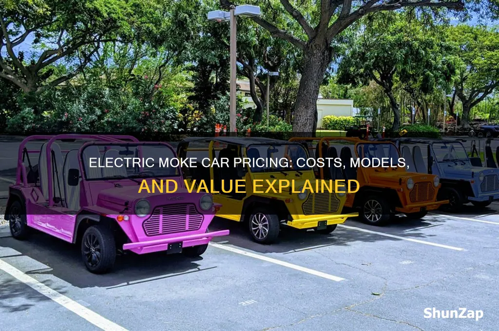 how much are electric moke cars