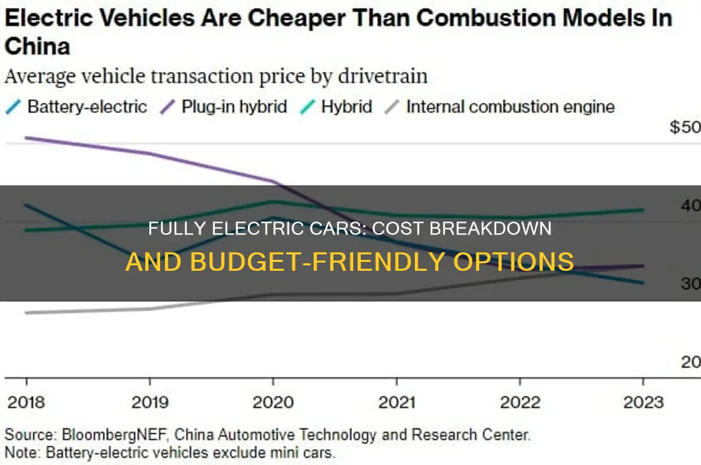 how much are fully electric cars