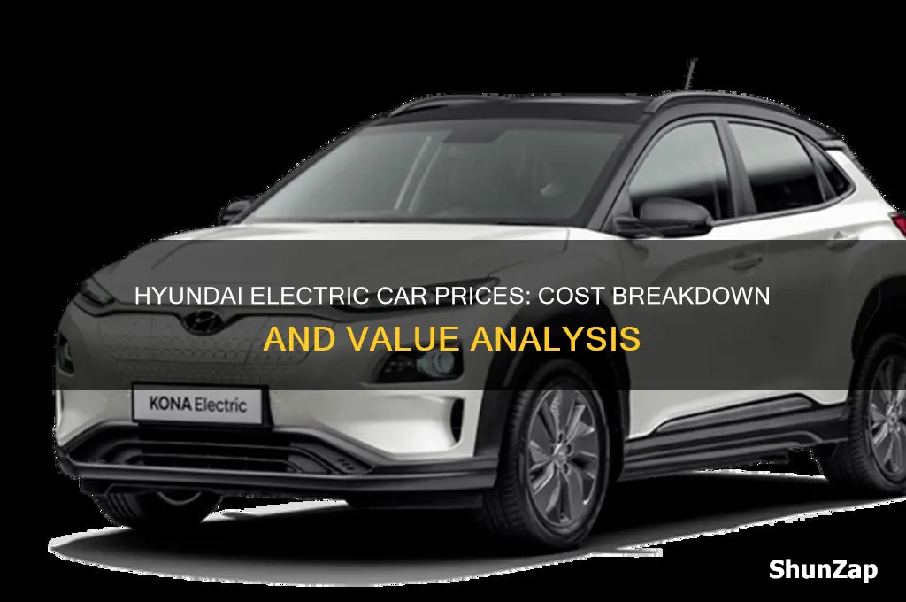 how much are hyundai electric cars