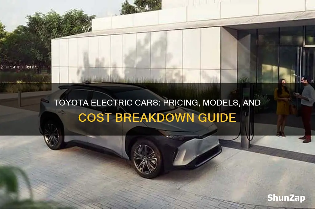 how much are toyota electric cars