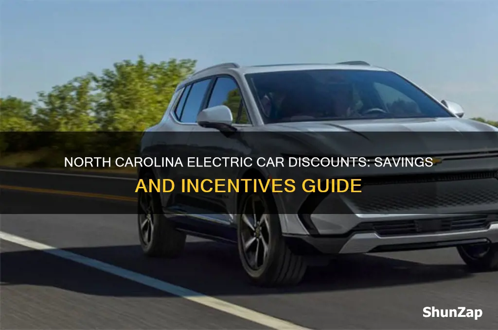 how much discount on electric cars in nc