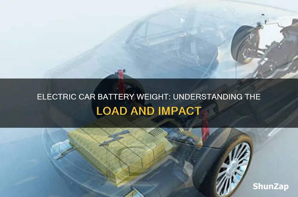 how much do electric car batteries weigh