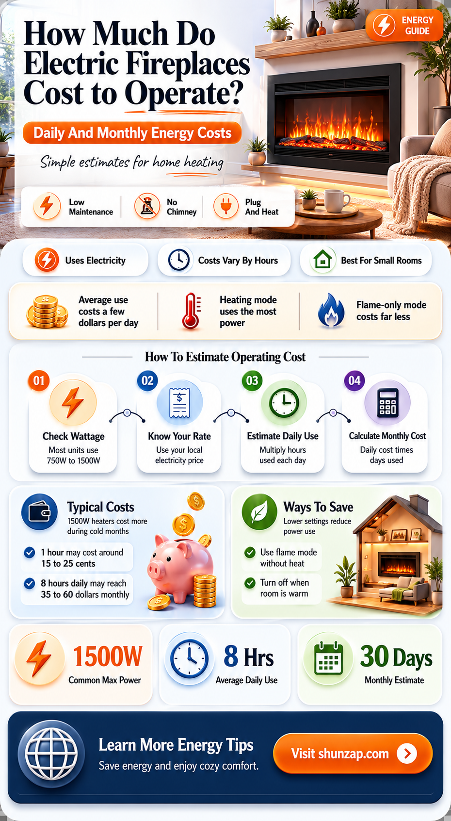 are electric fireplaces expensive to run uk